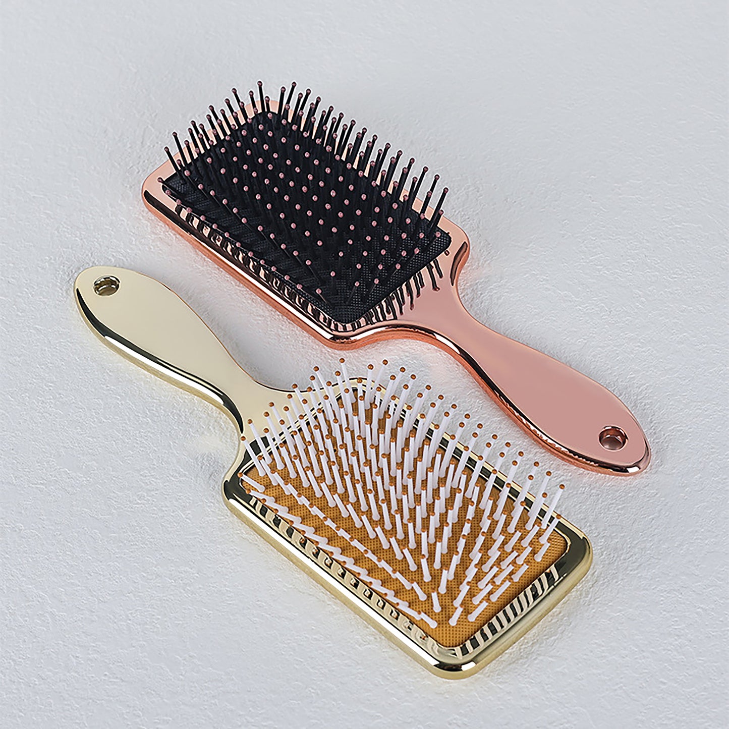 Premium Paddle Hair Brush with capped nylon pins
