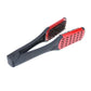 Double Sided Hair Straightener Brush with Metal Plates