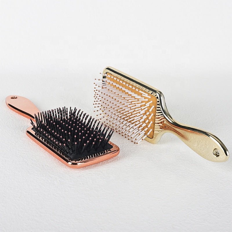 Premium Paddle Hair Brush with capped nylon pins