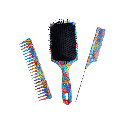 The Oriental Hair Brush and Comb Set