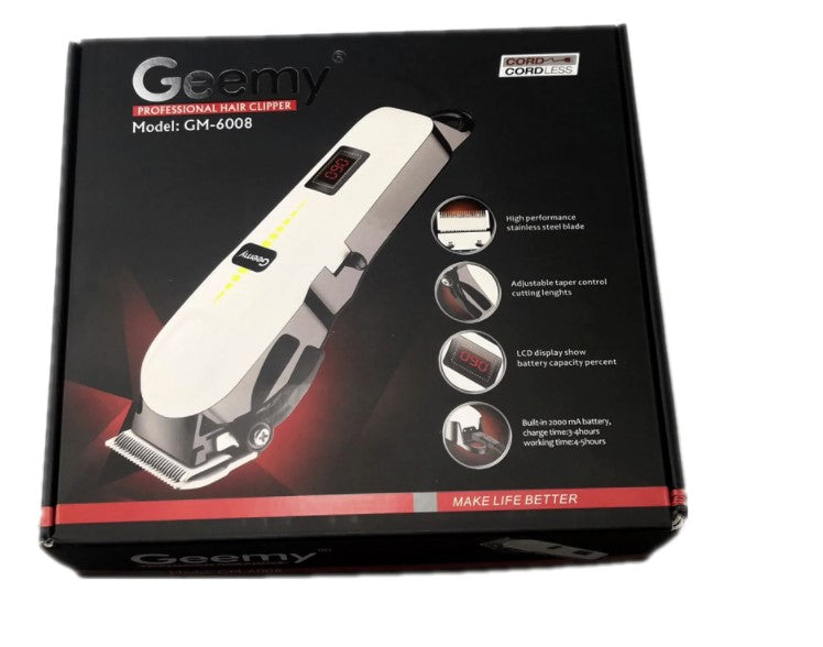 Professional Cordless Hair Clipper with LED Power Indicator