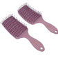 2 Pack Curved Vented Hair Brushes for Hair Styling and Detangling