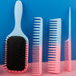 4Pcs Detangling Hair Brush and Comb Set