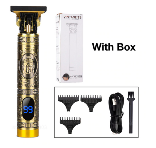 Metal-body Cordless Hair Trimmer with LED
