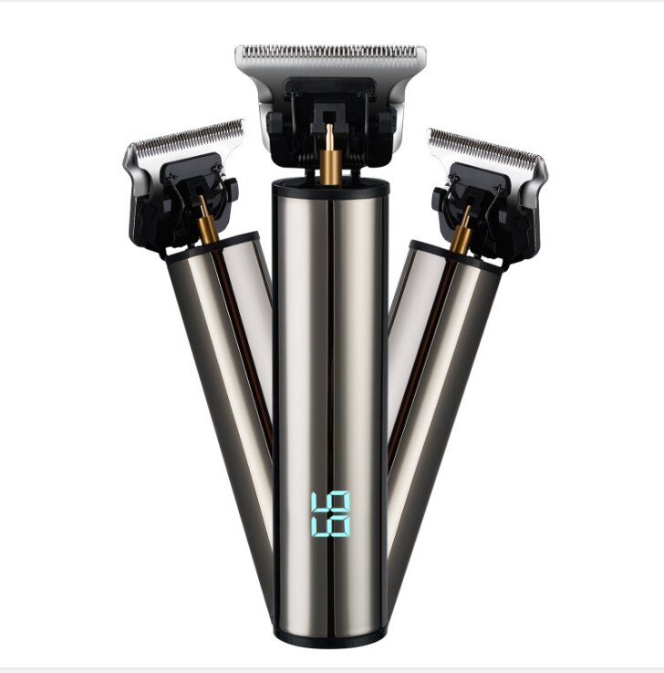 Portable Hair Clipper with LED Battery Level and full metal body