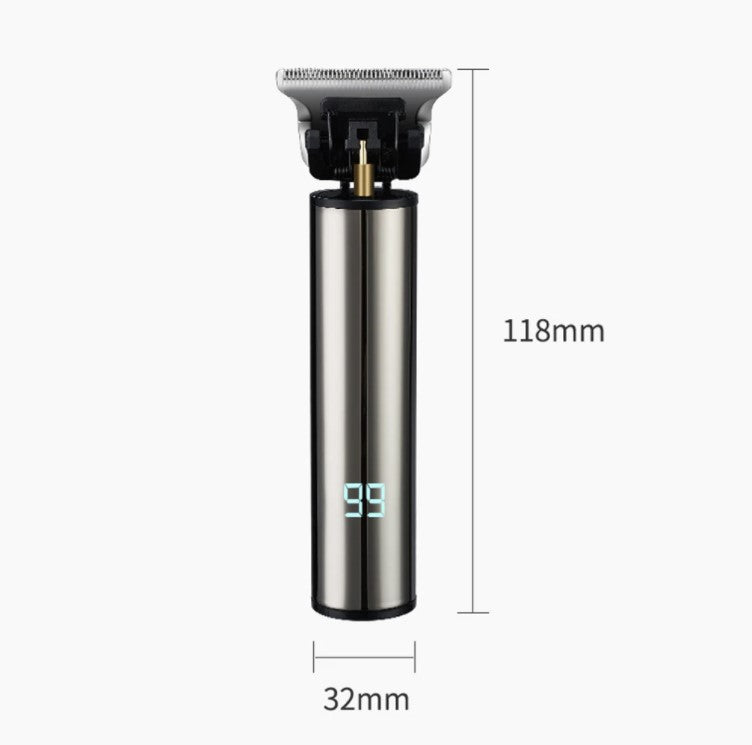Portable Hair Clipper with LED Battery Level and full metal body