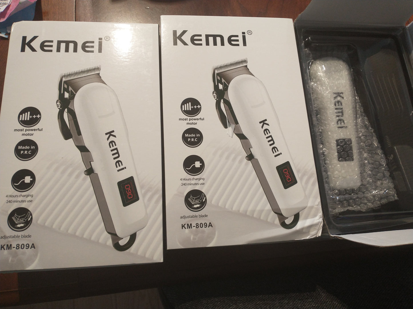 Full Size Cordless Rechargeable Hair Clipper with LCD Display