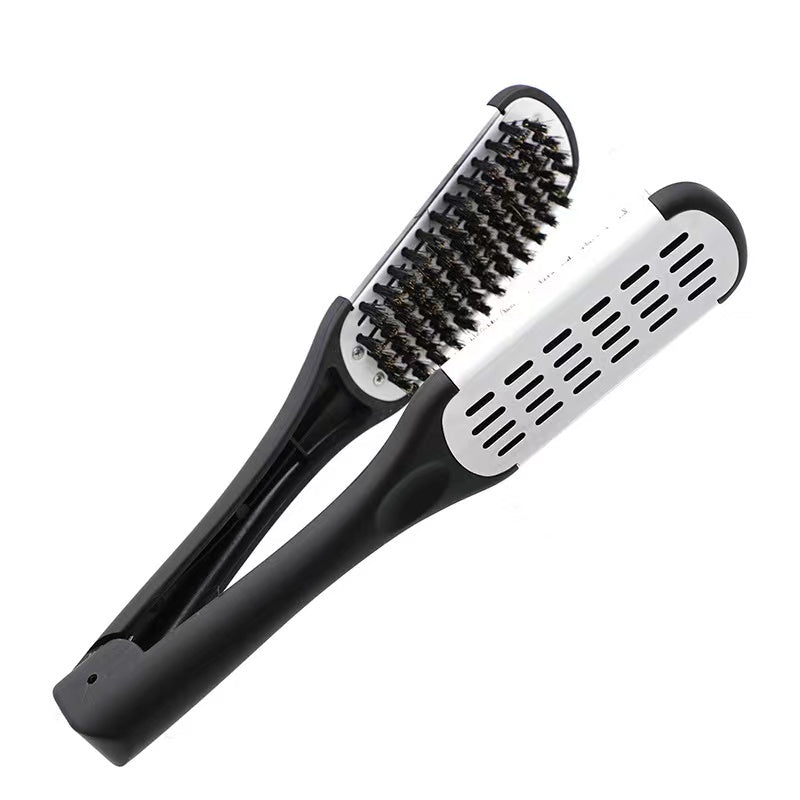 Straightener brush $135 Luxury Ionic Straightening Brush – Aria Beauty main image 3