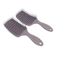 2 Pack Curved Vented Hair Brushes for Hair Styling and Detangling